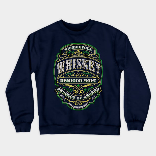 Asguard Whiskey Crewneck Sweatshirt by CoDDesigns
